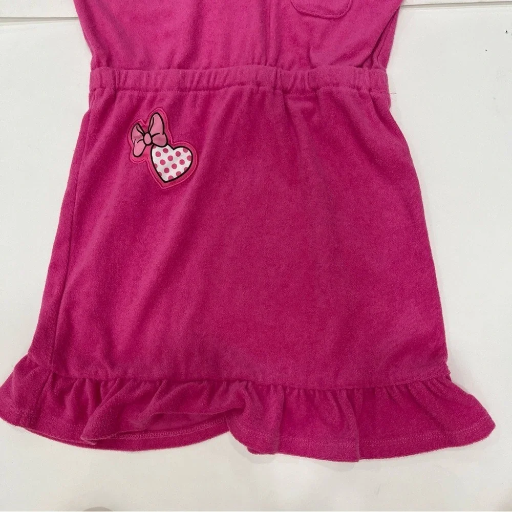 Disney‎ Minnie Mouse Pink Hooded Pajama Robe